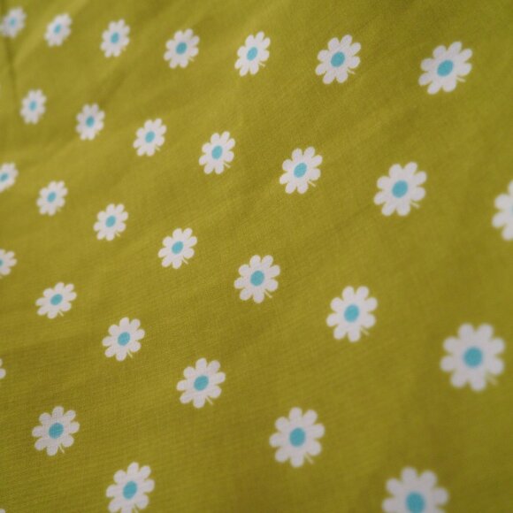 Levi’s Embry Green Floral Tie-Front Long Sleeve Top sz L - Picture 6 of 8